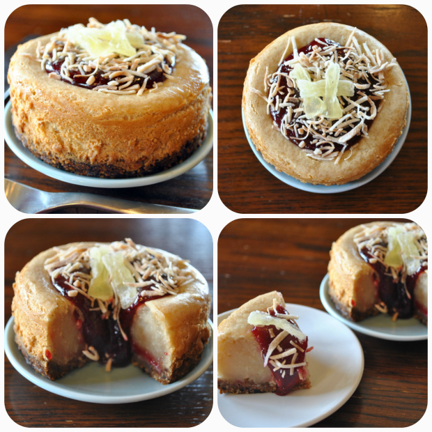 Pineapple Coconut Cheesecake