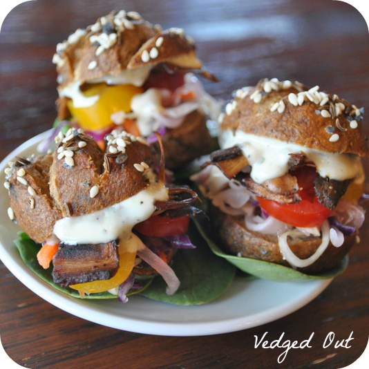 Vegan BLT Sliders